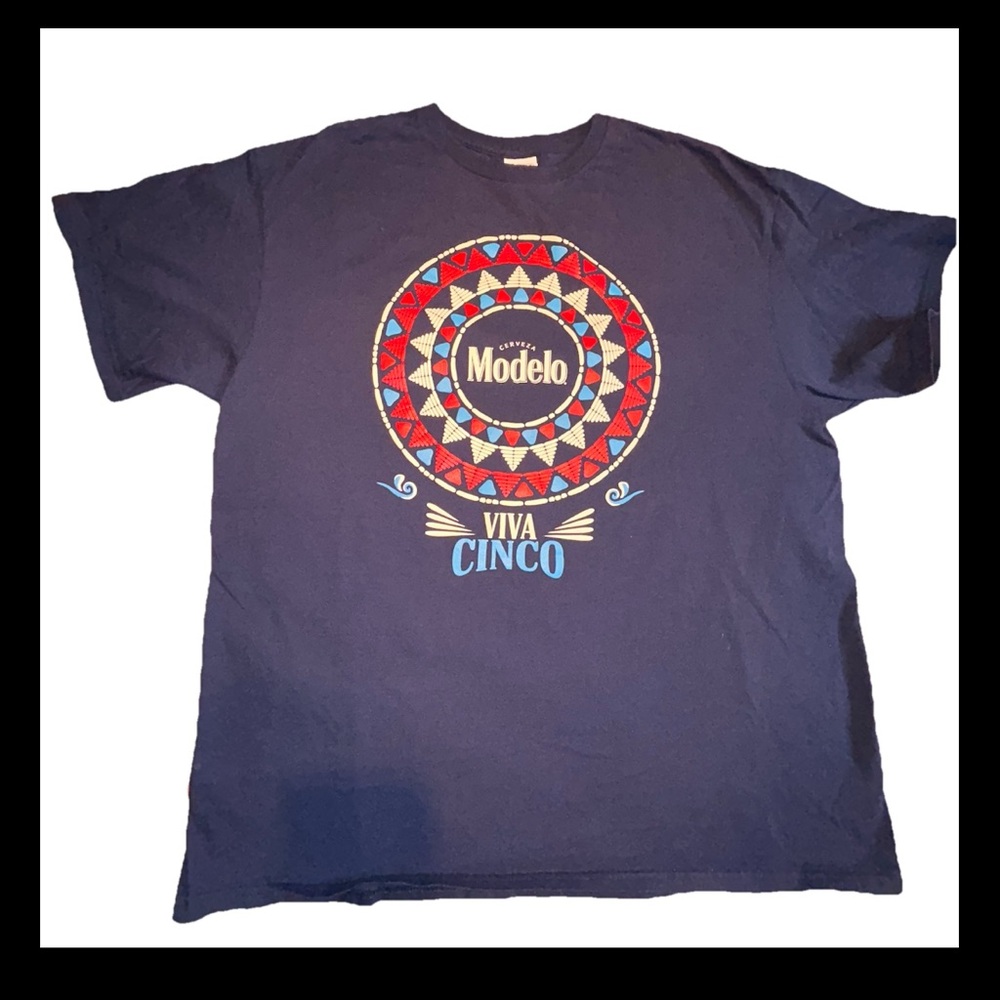 Modelo Viva Cinco Blue T-Shirt